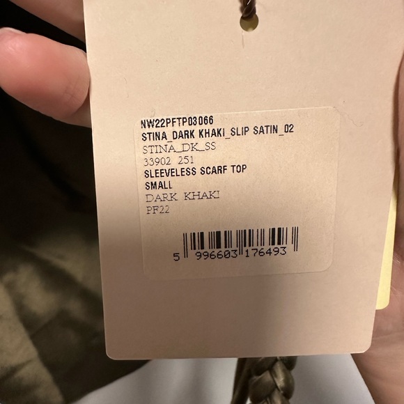 Nanushka Stina Top (Khaki / size S) - Picture 12 of 13